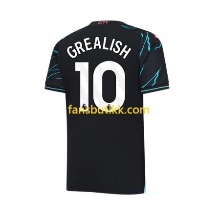 Fotballdrakt Manchester City Jack Grealish 10 Tredjetrøye 2023-2024 Kortermet